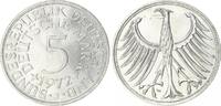 Deutschland 5 DM 5 DM Silber Kursmünze 1972 J -