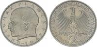 Deutschland BRD 2 Mark 2 DM 1966 J Max Planck -
