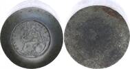 Deutschland - Weimarer Republik Prägestempel Probe 3 Reichsmark Weimar 3 Reichsmark Probe Patrizenstempel aus Eisen -