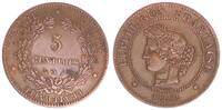 Frankreich 5 Centimes Republik Frankreich - 5 Centimes 1888, Paris -