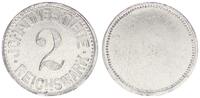 Deutschland/ Johannes Tiede 2 Reichsmark-Wertmarke Wertmarke von Johannes Tide, 2 Reichsmark -