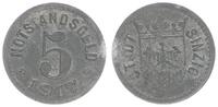 Sinzig, Rheinland-Pfalz 5 Pfennig Stadt, Notgeld -