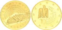 Deutschland / Eurowährung 10 Euro Museumsinsel in Berlin 2002 Münzzeichen A 10 Euro Museumsinsel in Berlin 2002 Münzzeichen A vergoldet -