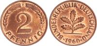Deutschland 2 Pfennig 2 Pfennig 1960 F -