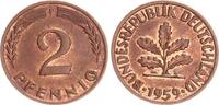 Deutschland 2 Pfennig 2 Pfennig 1959 F -