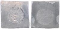 Hohenmölsen, Provinz Sachsen 3 Pfennig Hohenmölsen, 3 Pfennig (C.V.) Konsumverein, einseitiger Bleiabschlag (Klippe) -