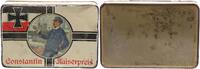 Kaiserreich Cigarettendose Blech Cigarettendose Constantin Kaiserpreis -