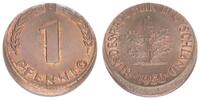 Deutschland 1 Pfennig 10% dezentriert BRD 1 Pfennig 1950 G Fehlprägung: 10% dezentriert -