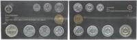 DDR Off.Kursmünzensatz, 1 Pfennig bis 5 Mark DDR Off.Kursmünzensatz, 1 Pfennig bis 5 Mark 1984 Brandenburger Tor -