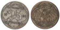 Kaiserreich / 25 Pf. Probeprägung 25 Pfennig Gestaltungs Probe zum 25Pf. J.18 extrem dicker Schrötling, Reinnickel, 8.1g -