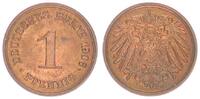 Deutschland / Kaiserreich 1 Pfennig Kaiserreich 1 Pfennig J.10 1906 E -