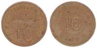 Stuttgart 10 Pfennig Stuttgart, 10 Pfennig, Spar- & Consumverein Stuttgart E.G.M.B.H -