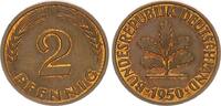 Deutschland BRD 2 Pfennig Deutschland Bundesrepublik 2 Pfennig 1950 J (5) -