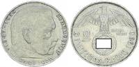 Drittes Reich - Deutschland 2 Mark 3. Reich 2 Mark 1936 J, sehr selten - Paul von Hindenburg -