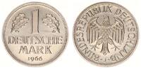 Deutschland - BRD 1 Mark 1 DM 1966 J Kursmünze -