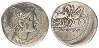 Römische Republik Denar Silber Appius Claudius Pulcher, T. Manlius Mancinus, und Q. Ur -