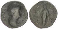 Antike - Römische Kaiserzeit As Faustina I (141) As - Aeternitas nach links stehend -