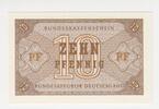 Deutschland / 10 Pfennig Bundeskassenschein 10 Pfennig Bundeskassenschein als Ersatzwährung gedacht -