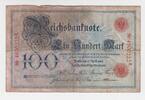 Deutschland 100 Mark 100 Mark Reichsbanknote von 1903 -