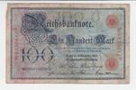 Deutschland 100 Mark 100 Mark Reichsbanknote von 1905 -