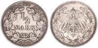 Kaiserreich Deutschland 1/2 Mark Deutsches Kaiserreich, 1/2 Mark Silber 1915 E -