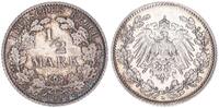 Kaiserreich Deutschland 1/2 Mark Deutsches Kaiserreich, 1/2 Mark Silber 1916 E -