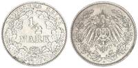 Kaiserreich Deutschland 1/2 Mark Deutsches Kaiserreich, 1/2 Mark Silber 1906 D -