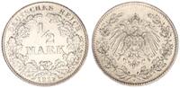 Kaiserreich 1/2 Mark 1/2 Mark Silber Kaiserreich tiefe 7 in 1917 -