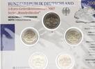 Bundesrepublik Deutschland 5 x 2 Euro Offizieller Blister mit 2 Euro Schloss Schwerin -