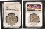 Deutschland - Weimarer Republik 5 Mark Weimar 5 Reichsmark Eichbaum - seltenster Jahrgang - NGC zertifiziert -