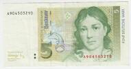 Deutschland - BRD 5 DM - 5 Deutsche Mark 5 DM Banknote 1991 Deutsche Bundesbank -