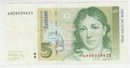 Deutschland - BRD 5 DM - 5 Deutsche Mark 5 DM Banknote 1991 Deutsche Bundesbank -