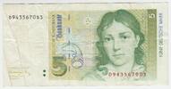 Deutschland - BRD 5 DM - 5 Deutsche Mark 5 DM Banknote 1991 Deutsche Bundesbank -