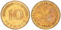 Deutschland 10 Pfennig BRD 10 Pfennig 1966 G -