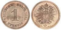 Kaiserreich 1 Pfennig 1 Pfennig 1889 E min.fleckig, fast Stemelglanz -