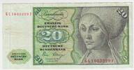 Deutschland 20 DM Banknote 1980 20 DM Banknote 1980 -