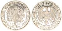 Deutschland / Weimar 5 Reichsmark offizielle Neuprägung Weimar 5 Reichsmark Eichbaum 1930 G offizielle Neuprägung der Hamburger Münze -