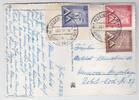 Deutschland Postkarte Postkarte von Berlin nach Hannover-Langenhagen, 20.08.1957 -