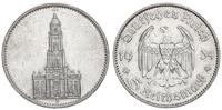 Drittes Reich - Deutschland 5 Mark 3. Reich 5 Reichsmark 1934 J - Garnisonkirche ohne Datum -