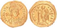 Antike - Byzanz - Konstantinopel Solidus Byzanz Anastasius 491-518 Constantinopel Gold Solidus -