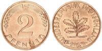 Deutschland 2 Pfennig BRD 2 Pfennig 1959 G vz-st -
