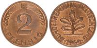 Deutschland 2 Pfennig BRD 2 Pfennig 1960 G prägefrisch -