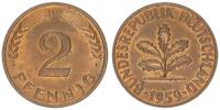 Deutschland 2 Pfennig BRD 2 Pfennig 1959 D prägefrisch -