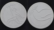 Deutschland Porzellanmedaille Meissen Porzellan Medaille -