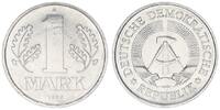 Deutschland / DDR 1 Mark 1 Mark DDR 1988 prägefrisch, matt außerordentlich selten -