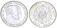 Deutschland / Kaiserreich 3 Reichsmark Ludwig III offizielle Neuprägung 3 Reichsmark Ludwig III 1918 PP offizielle Neuprägung -