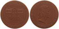 Deutschland / Weimar Meissner Porzellan - Medaille Weimar / Porzellanmedaille / Schillers Wohnhaus -