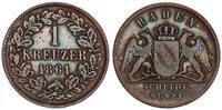 Altdeutschland - Baden 1 Kreuzer Baden 1 Kreuzer 1861 -