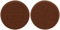 Deutschland / Meissen Meissner Porzellan - Medaille Meissen / Porzellanmedaille / Städtische Volksbücherei -