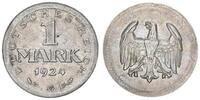 Deutschland 1 Mark ohne Randschrift 1 Mark 1924 G Fehlprägung ohne Randschrift -